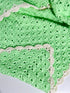 Kids and Babies' Crochet Blanket, kids room deco, kids gift, worsted wool and cotton blend